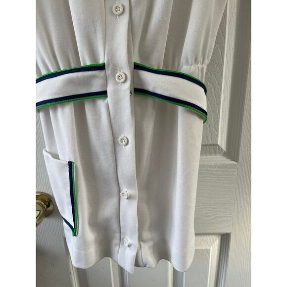 Vtg 1970's Evonne Goolagong Tennis Dress By Ginori Players Saks Fifth Avenue Siz - Picture 10 of 10